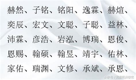 好名字推薦